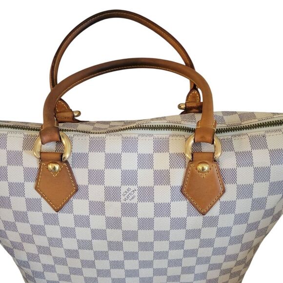 Louis Vuitton Damier Azur Saleya MM Handbag Shoulder Bag - Picture 4 of 16